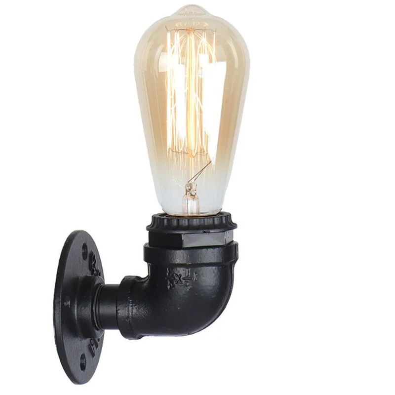 Vintage Industrie Wasserrohr Wandleuchten ~ 2325
