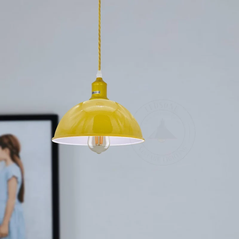 Retro Easy Fit Lampenschirm Metall | Ø 21cm ~2146