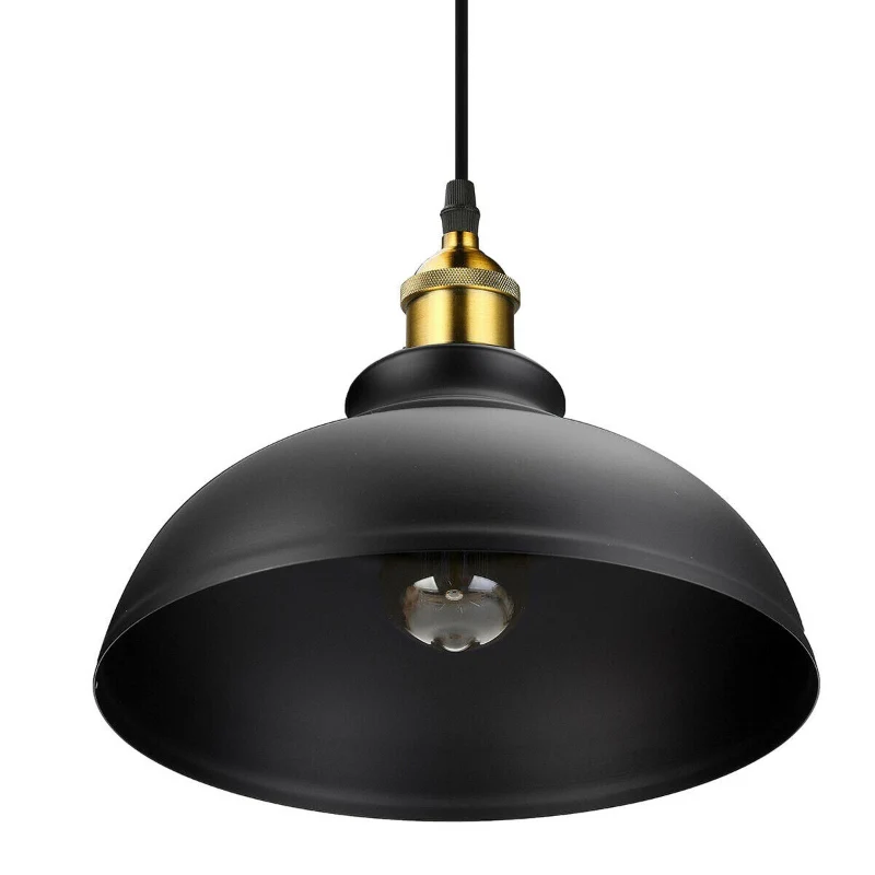 LEDSONE Industrie Pendelleuchte Schwarz Ø 29cm ~1890
