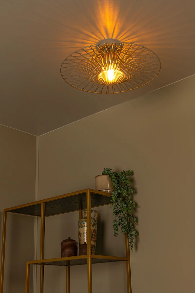 Deckenleuchte Ellis rund Ø 50cm Taupe