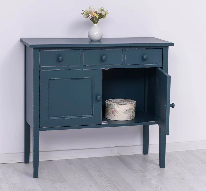 Sideboard aus Massivholz mit drei Schubladen