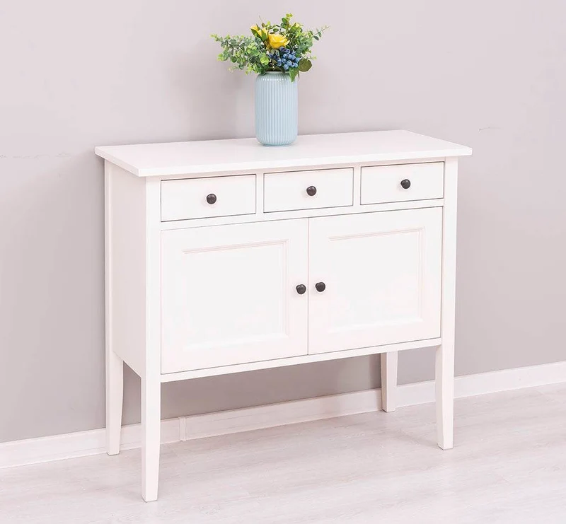 Sideboard aus Massivholz mit drei Schubladen