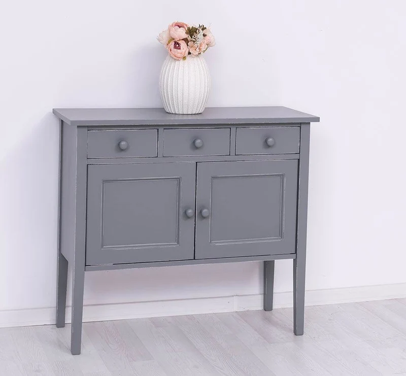 Sideboard aus Massivholz mit drei Schubladen