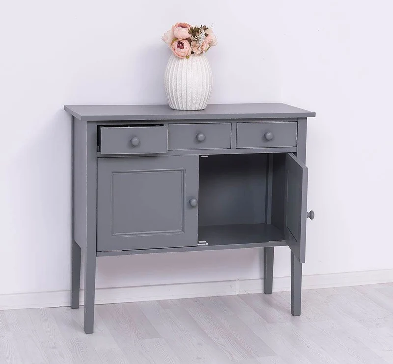 Sideboard aus Massivholz mit drei Schubladen