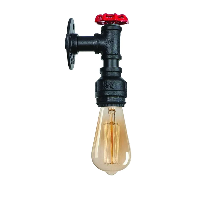 Vintage Wasserrohr Wandlampe Steampunk Industrial ~2288