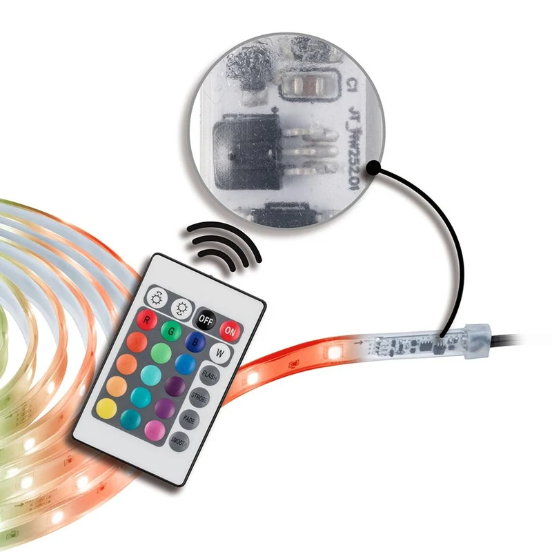 SimpLED Strip Outdoor 3m Basis-Set 72 LEDs RGB IP44