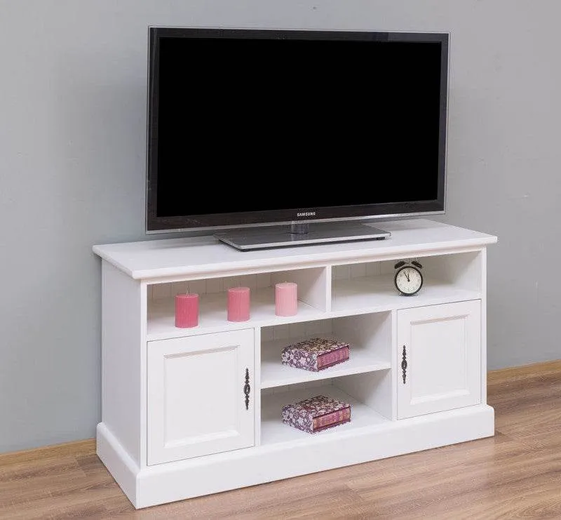 TV Schrank aus Massivholz | Kommode mit zwei Türen