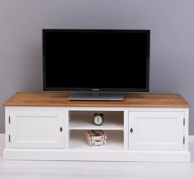 TV-Sideboard aus Massivholz verschließbaren Türen