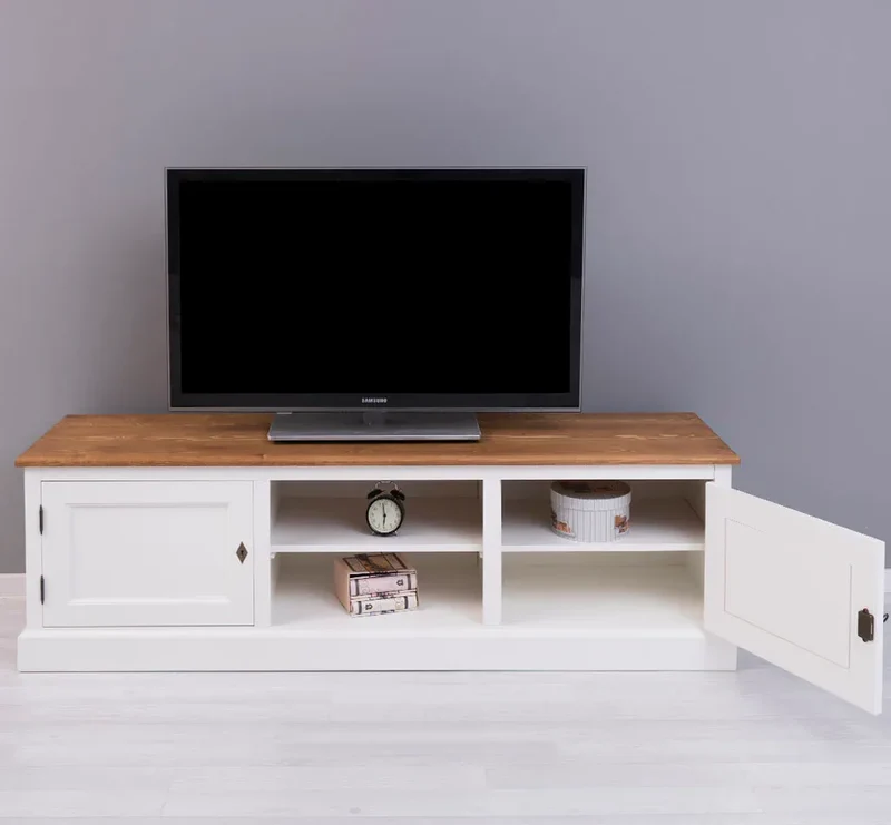 TV-Sideboard aus Massivholz verschließbaren Türen
