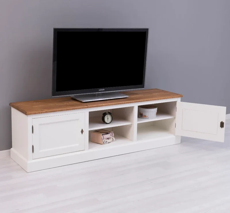 TV-Sideboard aus Massivholz verschließbaren Türen