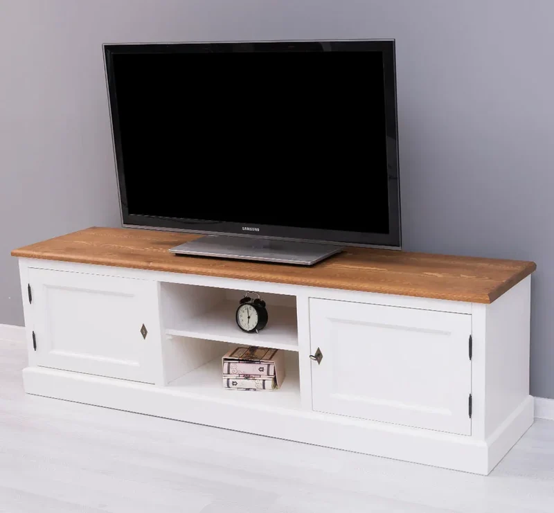 TV-Sideboard aus Massivholz verschließbaren Türen