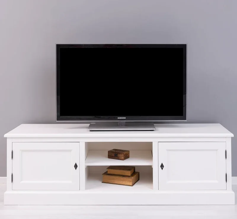 TV-Sideboard aus Massivholz verschließbaren Türen