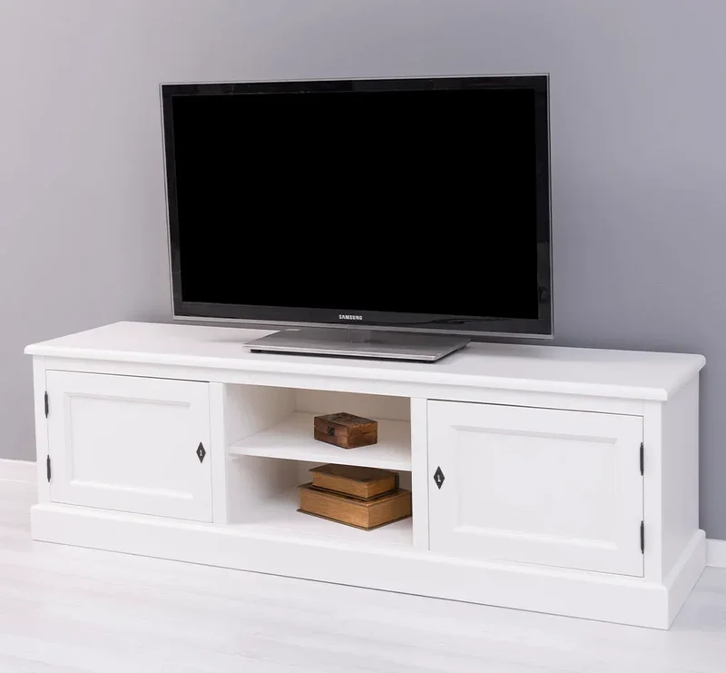 TV-Sideboard aus Massivholz verschließbaren Türen