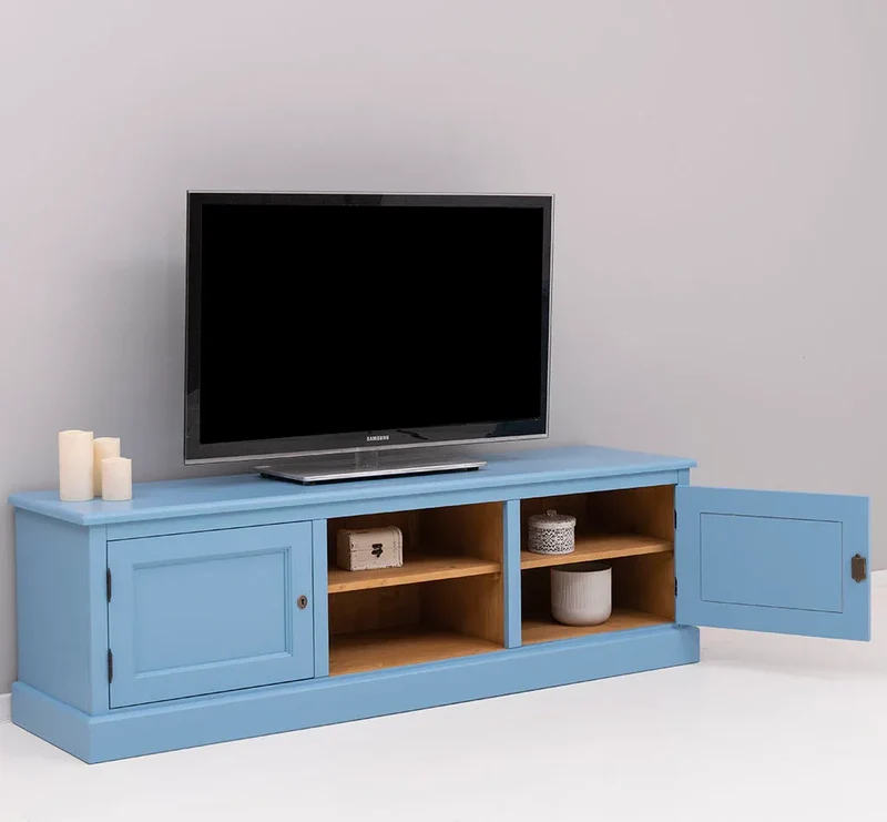 TV-Sideboard aus Massivholz verschließbaren Türen