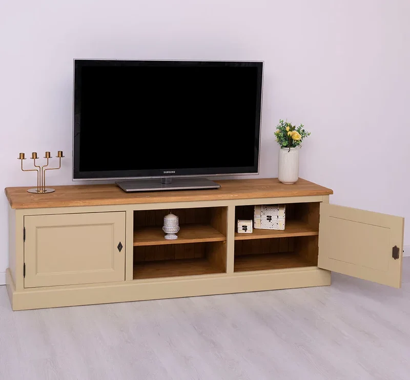 TV-Sideboard aus Massivholz verschließbaren Türen