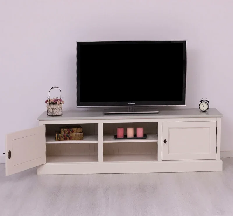 TV-Sideboard aus Massivholz verschließbaren Türen