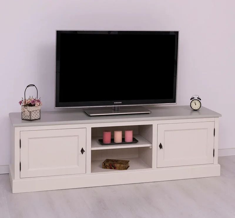 TV-Sideboard aus Massivholz verschließbaren Türen