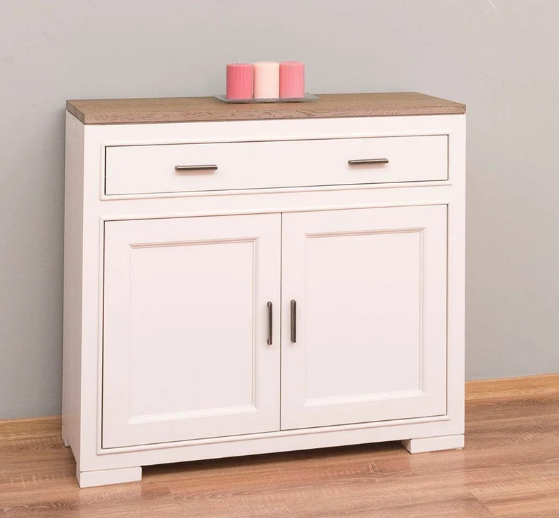 Sideboard aus Massivholz mit Doppeltür und Schublade