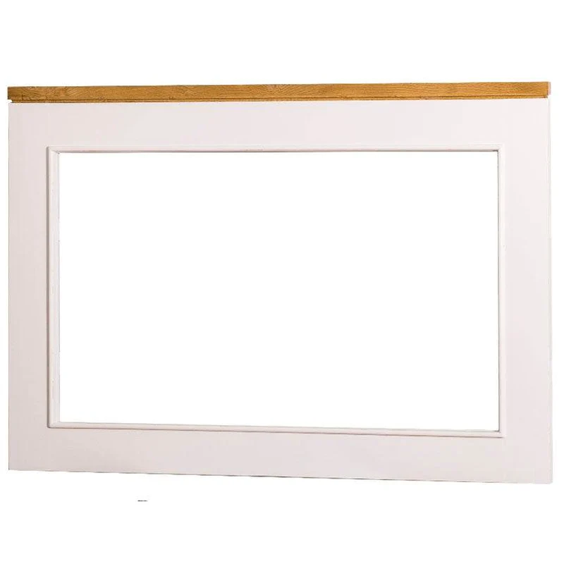 Minimalistischer Wandspiegel aus Massivholz