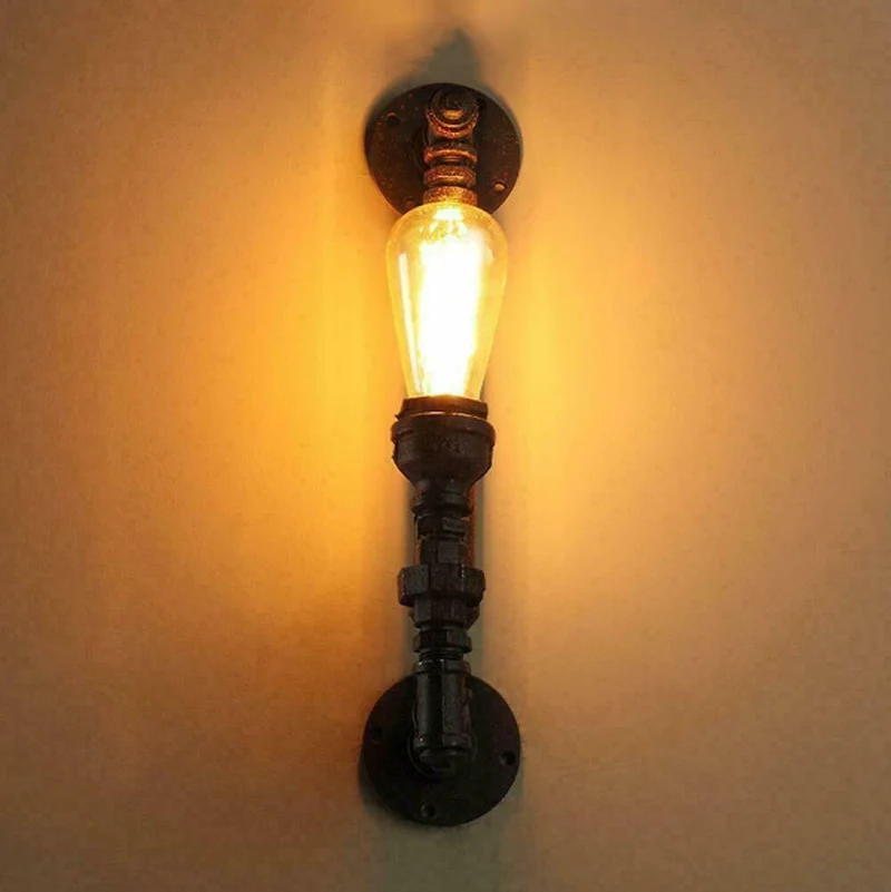 Rustikal Rohr LED Wandleuchte Innen Wandspot licht~2366