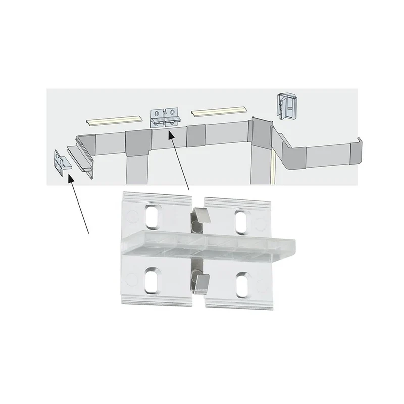 LED Strip Profil Duo 1m Alu-Eloxiert