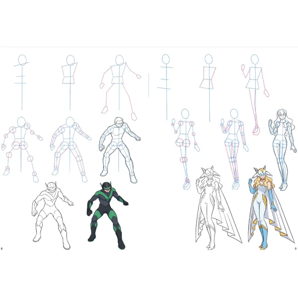 Search Press Books - How to Draw - Manga Heroes