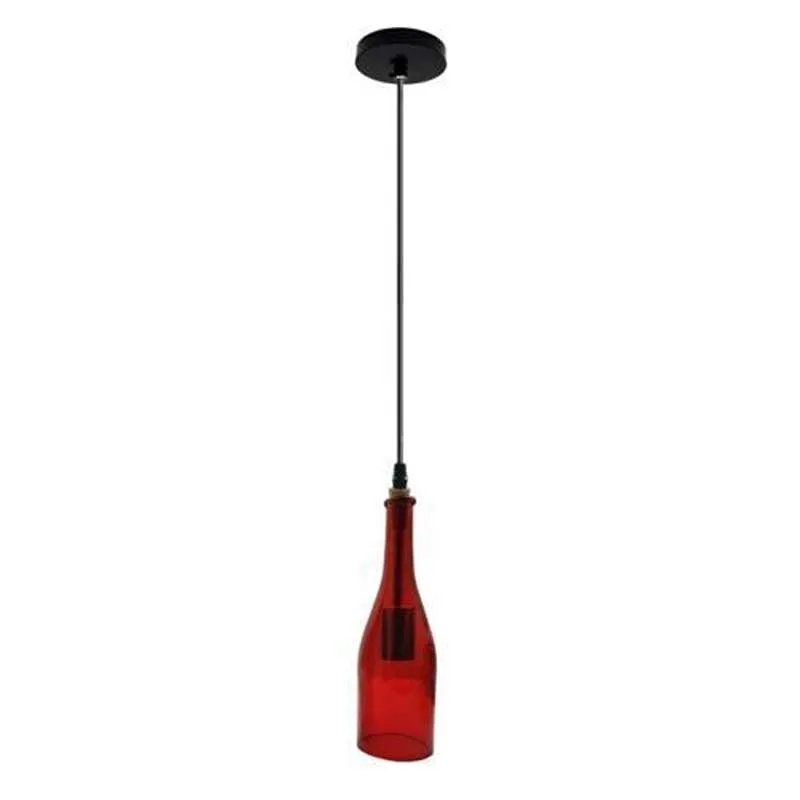 LEDSONE Weinflaschen Pendelleuchte Glas-Hängelampe ~2582