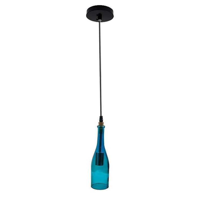 LEDSONE Weinflaschen Pendelleuchte Glas-Hängelampe ~2582