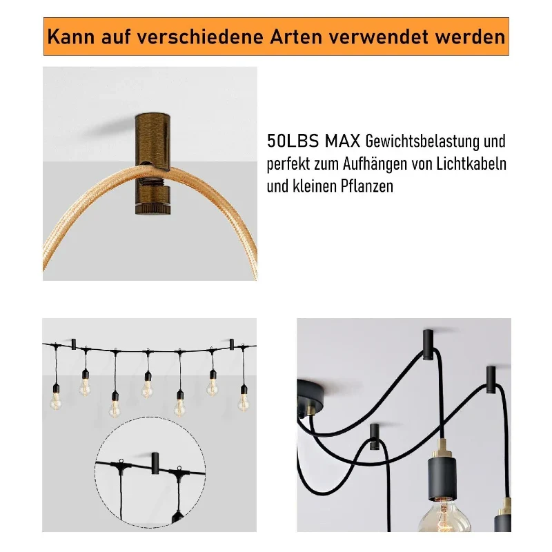Verstellbare Kabelhalter / Lampenaufhängung ~2577