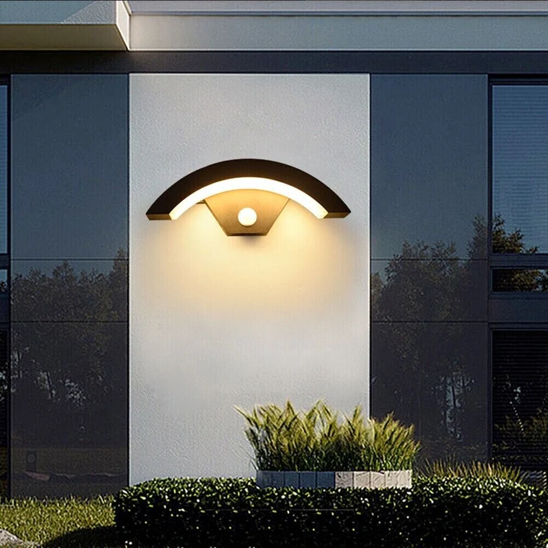 18W LED Außenleuchte mit Bewegungsmelder Wandleuchte~2565