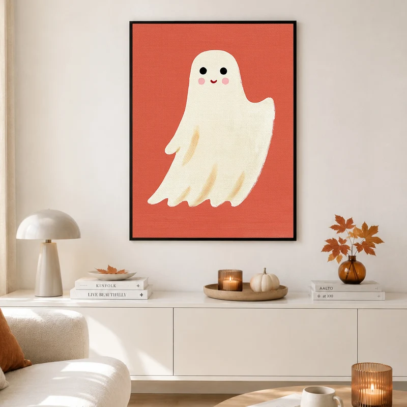 Freundliches weißes Gespenst Poster