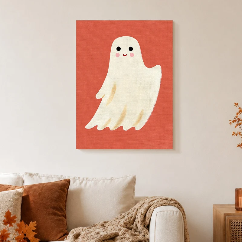 Freundliches weißes Gespenst Poster