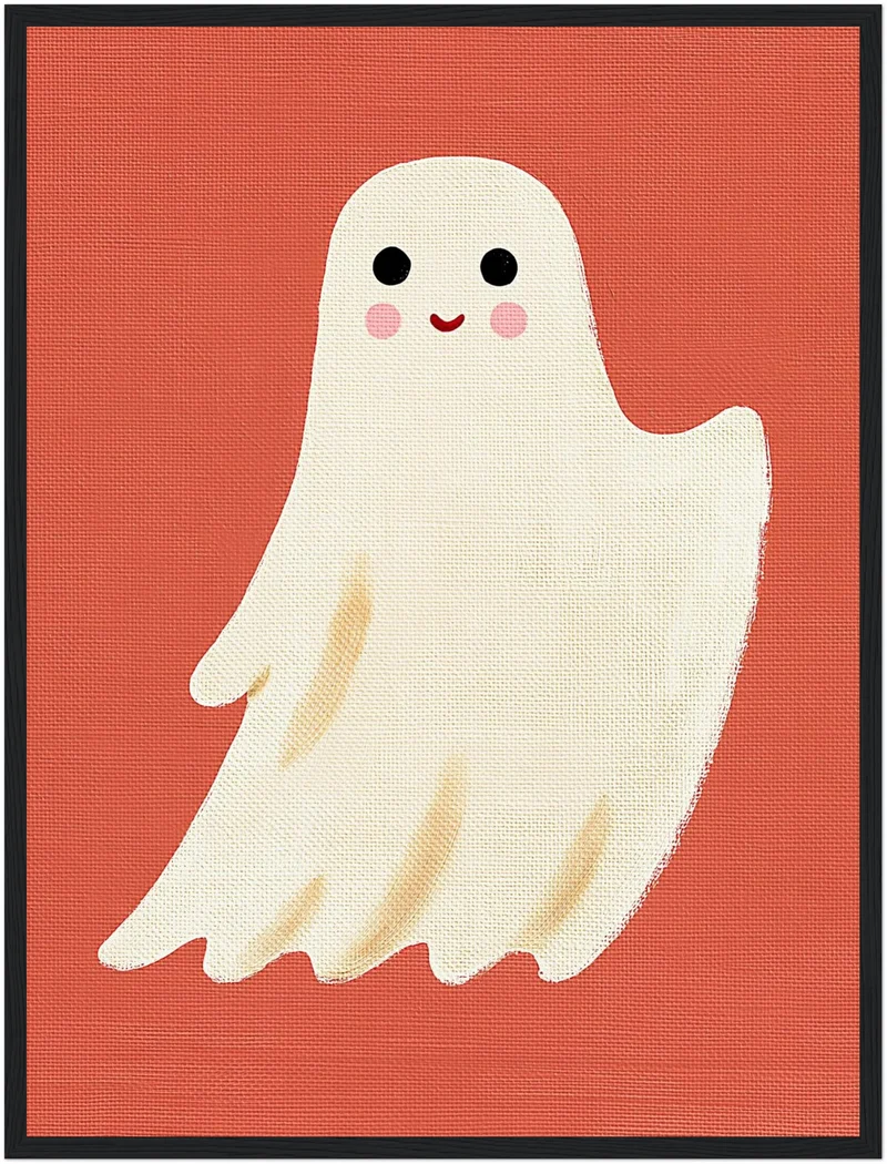 Freundliches weißes Gespenst Poster