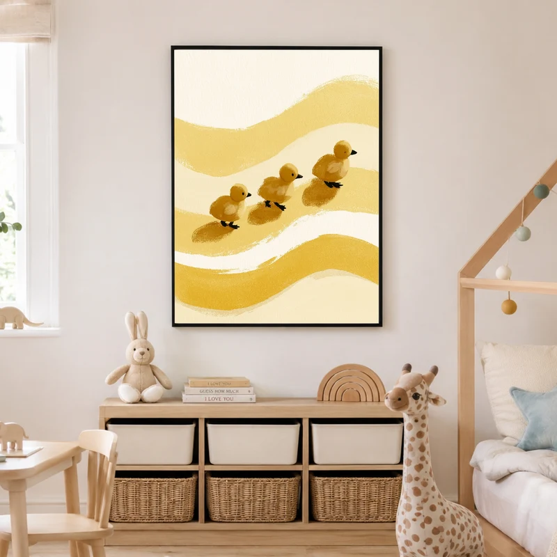 Drei kleine Entlein Poster