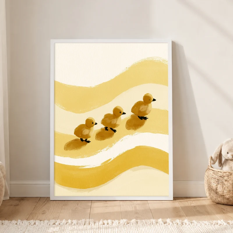 Drei kleine Entlein Poster