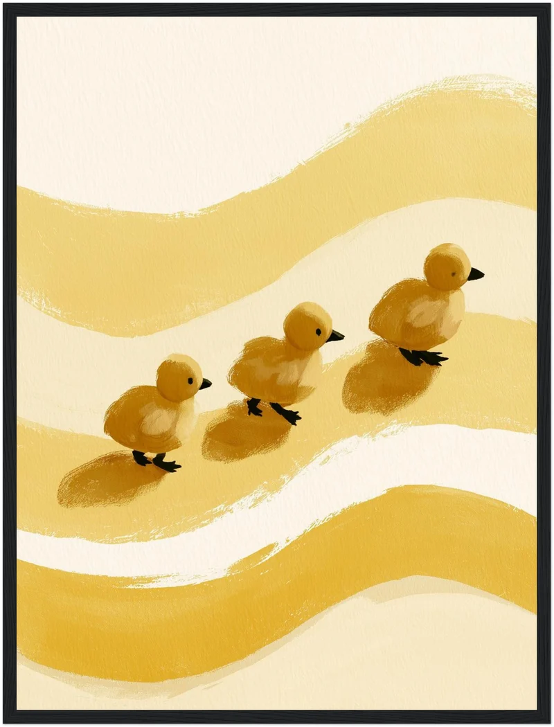 Drei kleine Entlein Poster