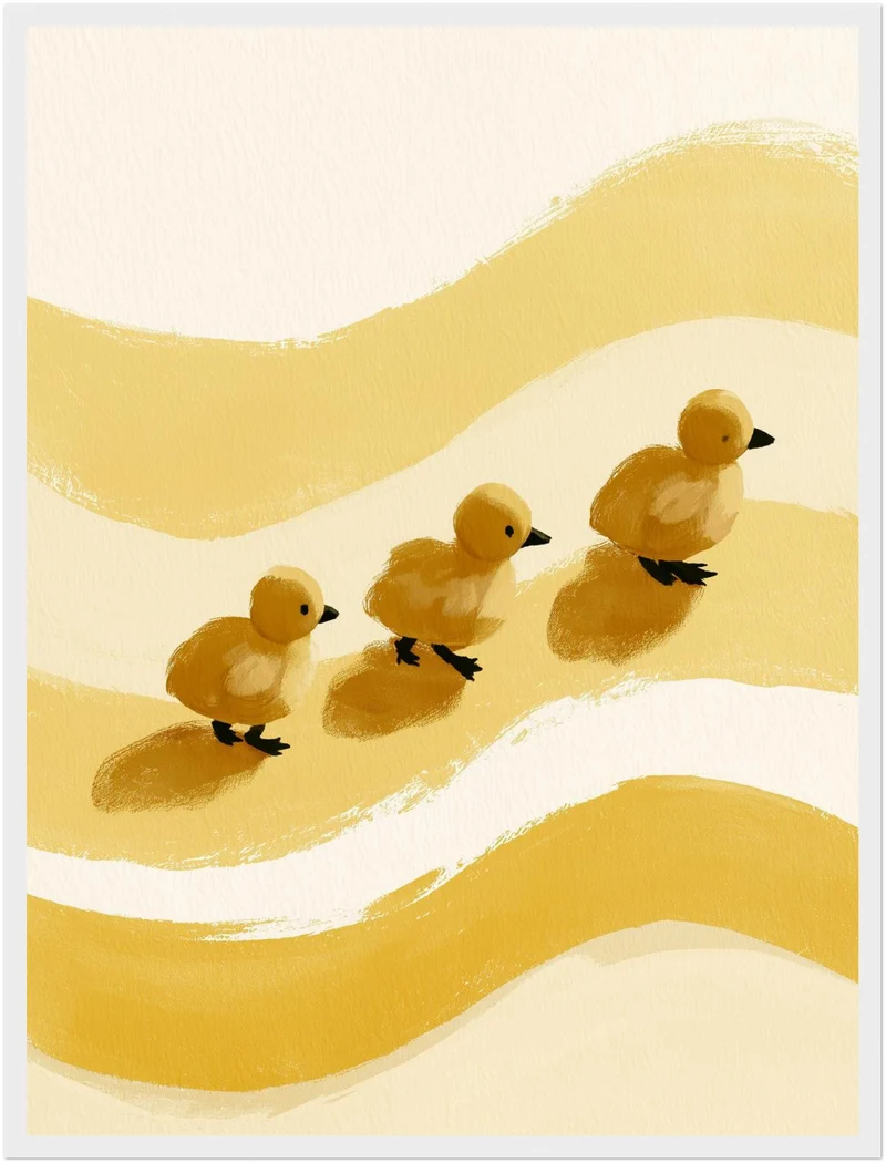 Drei kleine Entlein Poster
