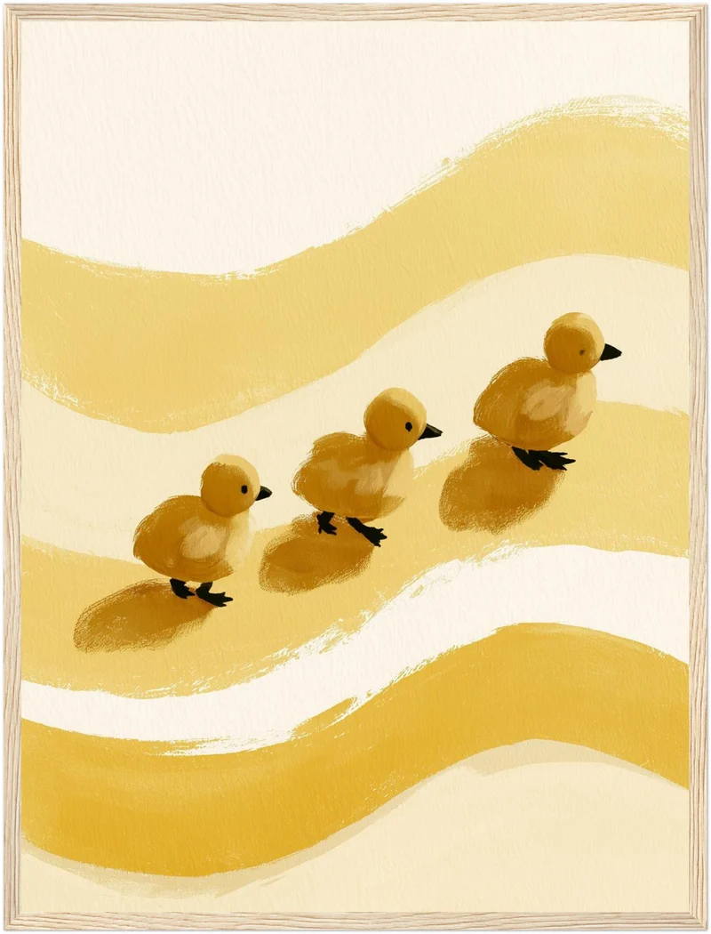 Drei kleine Entlein Poster