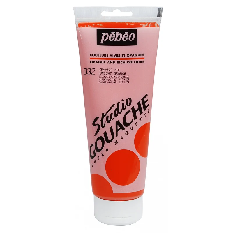 Pebeo - Studio Gouache 220ml Bright Orange