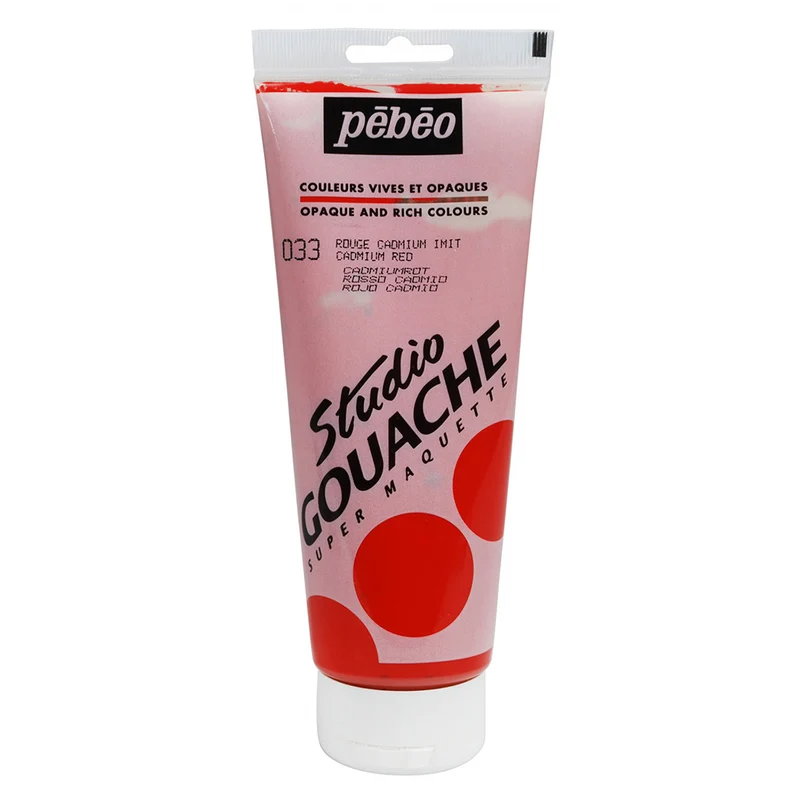 Pebeo - Studio Gouache 220ml Cadmium Red