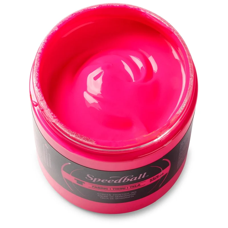 Speedball - Fabric Screen Printing Ink 236ml (8oz) - Fluorescent Magenta