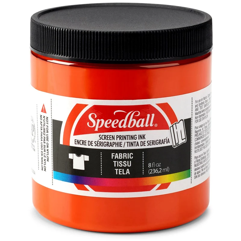 Speedball - Fabric Screen Printing Ink 236ml (8oz) - Orange