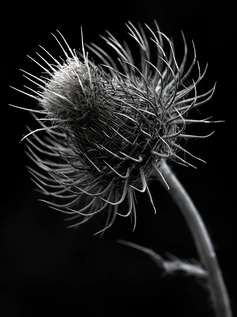 distel-nahaufnahme Leinwand