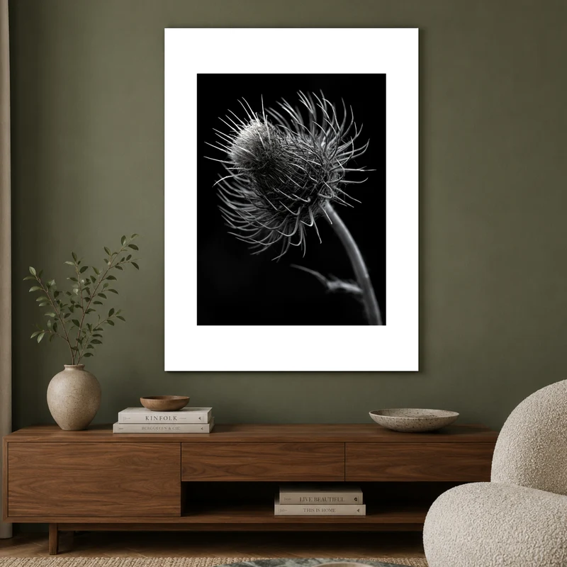 distel-nahaufnahme Poster