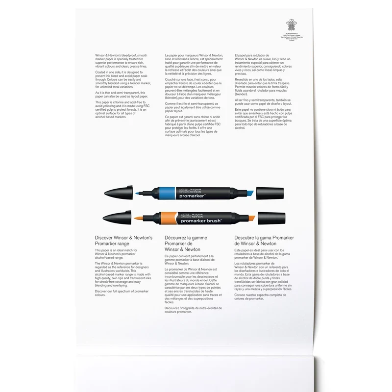 Winsor & Newton - Bleedproof Marker Pad A4 75gsm