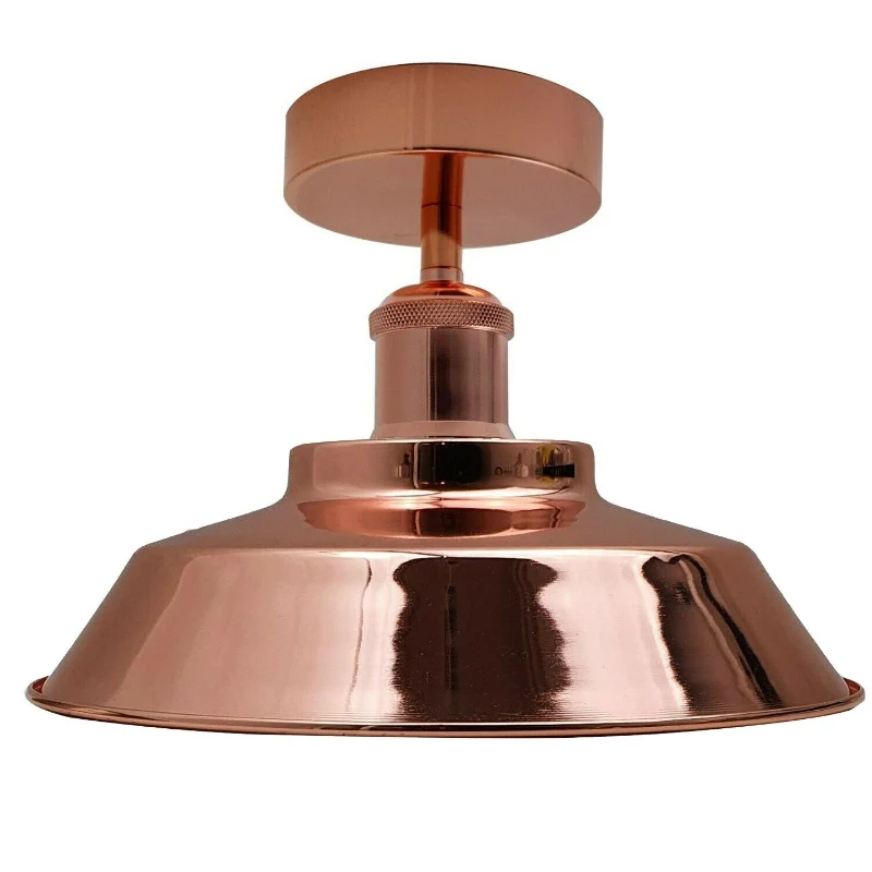 lidsone.comckenleuchte Roségold 22cm Retro Design E27 ~2039