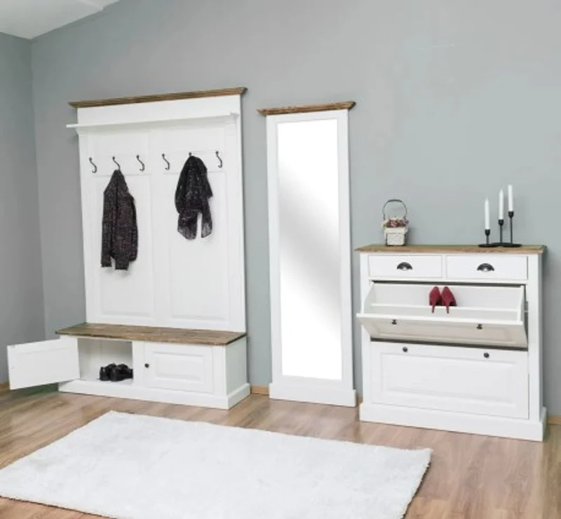 Casa Padrino Möbel Set im Landhausstil, 140 x 41 x 210 cm