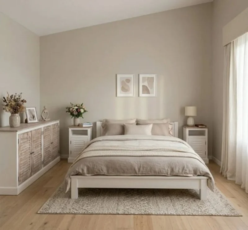Casa Padrino Möbel Set im Landhausstil, 160 x 200 x 82 cm