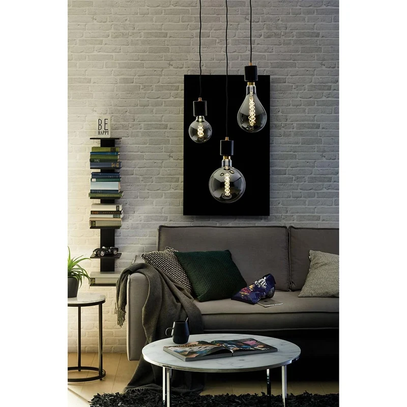 E27 4W LED Globe Dimmbar 2700K Rauchglas