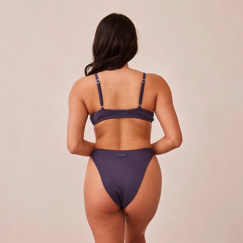 Ribbed Triangle BH - Dunkelgrau